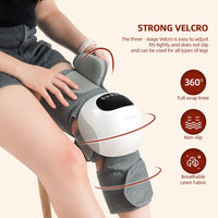 3D Hot Compress Knee Relaxing Massager Legs Airbag Kneading Massage Heating Vibration Relieve Joint Pain Stiffness Arthritis