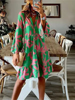 Boho Vacation Shirt Dress