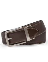 Steve Madden Men's Dress Casual Every Day Leather Belt 48 Brown/Black