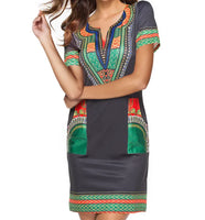 Cultural Elegance Slim Dress