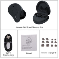 Bluetooth Hearing aids 16 Channels Wireless Hearing Aids Digital Severe Hearing Loss Rechargeable Sound Amplifiers Ear Aid