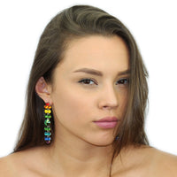 Rainbow Drop Earrings