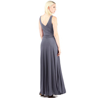 EVANESE INC - Original Women's Classic Elegant Cowlneck Sexy Long Gown Sleeveless Dress