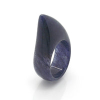 Shark Ring - Blue Aventurine Stone