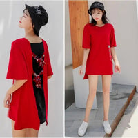 Bows & Ribbons Oversized T-Shirt Dress