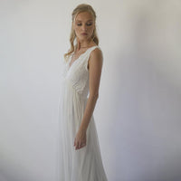 BLUSHFASHION - Original Open Back Wedding Dress #1286