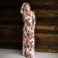 Bohemian Printed Maxi Long Dress