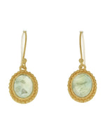 Natalia Drop Earrings in Prehnite