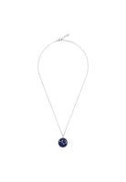 Zodiac Lapis Lazuli Gemstone Star Constellation Pendant Necklace Silver Sagittarius