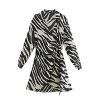 Women's Vintage Animal Print Mini Dress