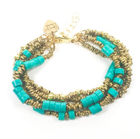 Multi Strand Turquoise Bracelet