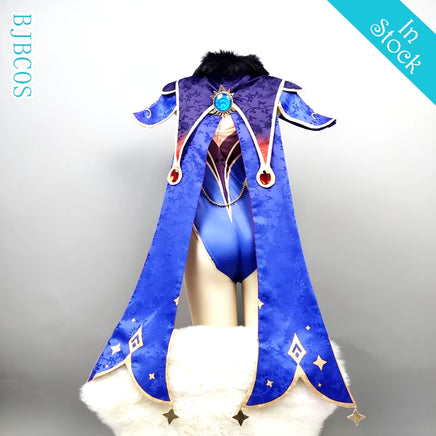 Game Genshin Impact Mona Megistus Astral Reflection Cosplay Costume Cute Enigmatic Astrologer Bodysuit