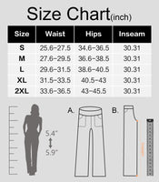 Yoga Pants Women Wide Leg Pants High Waist Stretch Dress Casual Sweatpants Lounge Pants with Pockets 31" Inseam X-Large Gray