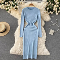 Tight Stretch Knitted Dress For Women