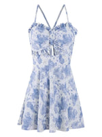 Hot Spring Summer Hollow Out Swimwear Dress