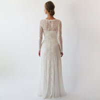 BLUSHFASHION - Original Wrap  Mermaid Wedding Dress #1239