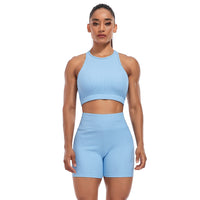 Original Women's Tracksuit Fitness Yoga Set Sleeveles ist Yoga Sports Suits