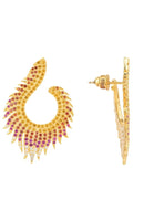 Original Flame Earring Golden Fire Gold