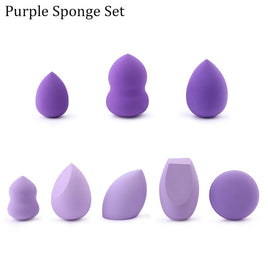 Makeup Sponge Set Soft Water Drop Blending Cosmetic Puff Face Liquid Foundation Cream Concealer Gourd Sponge