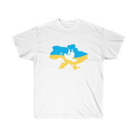 Ukraine Map With Dove Stop War T-Shirt