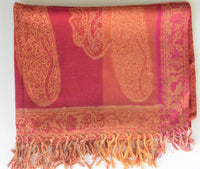 Original Handwoven Paisley Jamavar One of a Kind Limited Edition Designer Shawl