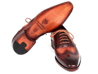 Paul Parkman Men's Two Tone Wingtip Oxfords (ID#PP22TX54)