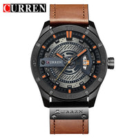 Luxury Watch Brand CURREN Men Military Sports Watches Men's Quartz Date Clock Man Casual Leather Wrist Watch Relogio Masculino