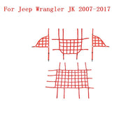 SHINEKA for Jeep Wrangler JK JL 2007-2020+ Car Trunk Roof Luggage Carrier Cargo Basket Trail Net for Wrangler JK JL Accesorries