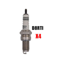 SHOP3876010 STORE - Original 4pcs/Lot Motorcycle Iridium Spark Plug D8TC for D8RTI  DPR8EIX-9 DPR8EA-9 DR8EIX DR8EA DR8EGP IX24 IX24B X24esrz-U  R6G A6GC