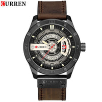 Luxury Watch Brand CURREN Men Military Sports Watches Men's Quartz Date Clock Man Casual Leather Wrist Watch Relogio Masculino