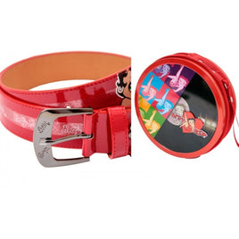 Belt woman with CD holder - Betty Boop - Red - 110/95