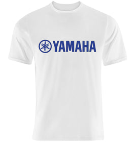 T-shirt Yamaha - White Color - Blue Logo - Size S