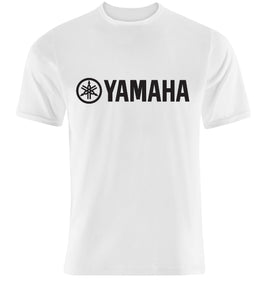 T-shirt Yamaha - White Color - Black Logo - Size S