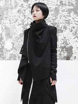 MARIGOLDSHADOWS - Original Sumire Long Sleeve Zipper Split Jacket