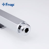 FRAP - Original 1 Set Solid Brass Single Cold Water Corner Valve Bidet Faucets Function Square Hand Shower Head Tap Crane 90 Degree Switch