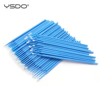 YSDO LASHES STORE - 1000 PCS Disposable Cotton Swab Eyelash Extension Tools Mascara Applicator Brush Lashes Extension Makeup Applicator Remove Tool