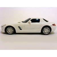 Mercedes SLS AMG - Radio Controlled Car - White - Scale 1:24