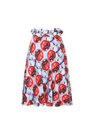 MENESTHO' - Original Bamboo Silk Digitally Printed High Waist Skirt