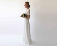 BLUSHFASHION - Original Romantic Style Bridal Chiffon Skirt #3033