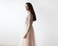 BLUSHFASHION - Original Blush Tulle and Lace Dress #1125