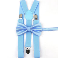 Nice Suspenders Bowtie Sets Mens Women Boys Girls Baby Kids Party Wedding Y-Back Shirt Braces Butterfly Belt Bow Tie Pants Jeans