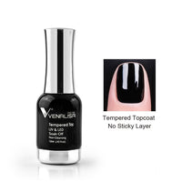 Venalisa 12ml Supper Diamond Top Coat Supply Nail Art Enamel Gel Nail Polish Shining Glitter Sequin Starry Platinum Paint Gel