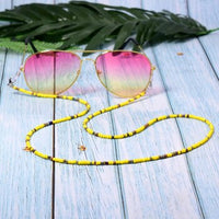 MOON GIRL Colorful Seed Beads Eyeglass Chains Street Stylish Brillenketten Girl Fashion Sunglasses Chain Eyewears Cord Holder