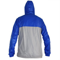 Adidas waterproof lightweight spring jacket - Blue - Size XXL