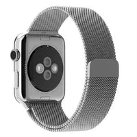 Steel Milanese wrist strap Loop Silver for Apple Watch Series 1 e Series 2 - 38 mm