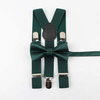 Nice Suspenders Bowtie Sets Mens Women Boys Girls Baby Kids Party Wedding Y-Back Shirt Braces Butterfly Belt Bow Tie Pants Jeans