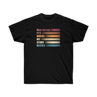 New Jersey States USA Retro Style T-Shirt