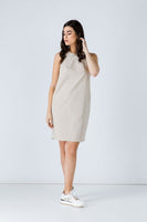 CONQUISTA FASHION - Original Sand Colour Cotton Sack Dress