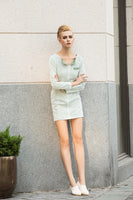 LAGEROSE - Original In the Mood to Chill Suit Dress in Pastel Green