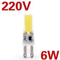 EnwYe LED G4 G9 Lamp Bulb AC/DC Dimming 12V 220V 3W 6W COB SMD LED Lighting Lights Replace Halogen Spotlight Chandelier